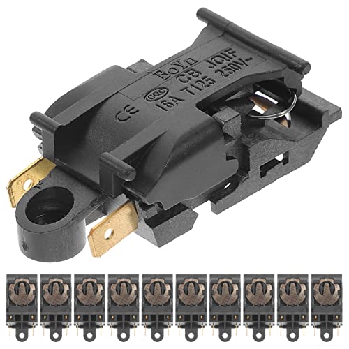 Baluue Schalter Aus Metall 12 Stücke Elektrische Wasserkocher Thermostat Schalter 16A Temperatur Control Schalter Wasserkocher Dampf Schalter Wasser Wasserkocher Reparatur Teil Liefert von Baluue