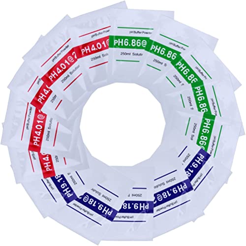 Baluue 15 Stück Ph-Kalibrierungspakete Zur Präzisen Kalibrierung Des Ph-Meters Ph-Pufferlösung 40 Ph-Standardlösung Ph-Kalibrierungspulver Ph-Tester Kalibrierungspulver 401 918 von Baluue