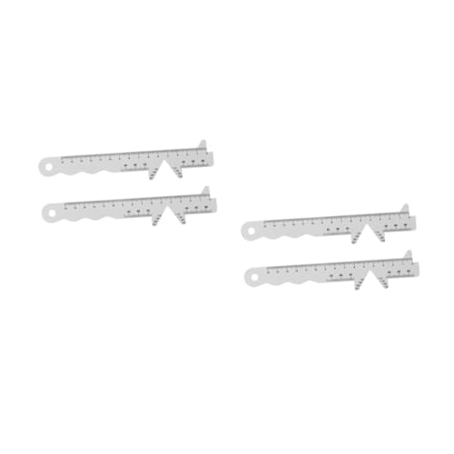 Baluue 2 Sätze Teiliges Pupillendistanz Messlineal Aus Kunststoff Multifunktional Präzise Pupillometer Für Brillenanpassung Und Augenabstandsmessung Professionelles 2 Stücke * 2 von Baluue