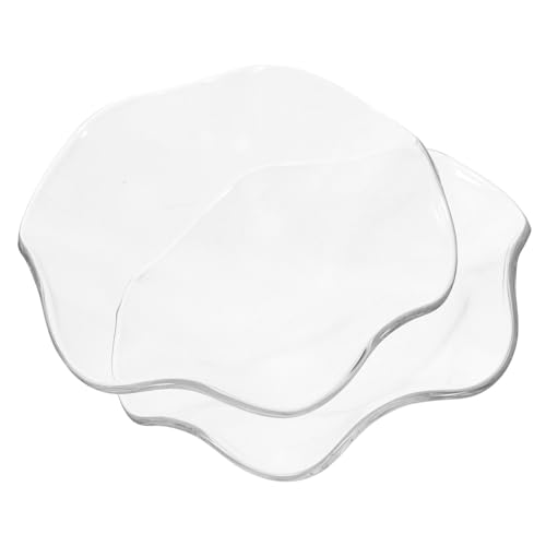 Baluue 2 x Glas-Tablett für ätherische Öle, langlebige Ersatzschale für Diffusoren, Wachswärmer, stilvolle Ölplatte zur Aufbewahrung von ätherischen Ölen, Raumduft Baluue 2 x Glas-Tablett für ätherische Öle, langlebige Ersatzschale für Diffusoren, Wachswärmer, stilvolle Ölplatte zur Aufbewahrung von ätherischen Ölen, Raumduft von Baluue