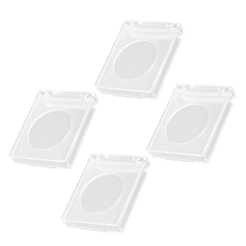 Baluue 4 Stück Transparente Tastenabdeckung Verschleißfest Für 25mm Druckschalter Schutzabdeckung Für Herd Und Lampenschalter von Baluue