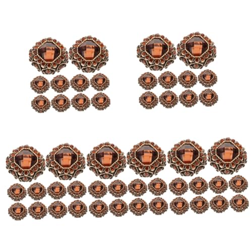 Baluue 5 Sätze Hochwertige Set Metallknöpfe Mit Strassverzierung Für Mäntel Und Kleidung Elegantes Design Langlebig Und Robust Für Diy Projekte Und Modeaccessoires 10 Stück * 5 von Baluue