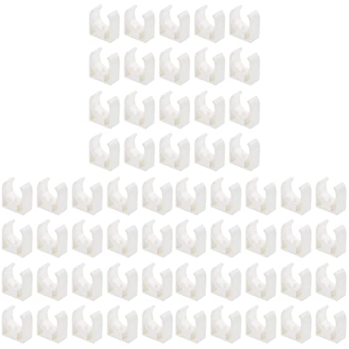 Baluue 60 STK Motorclip Kleine Elektromotorhalterungen Basis Für Die Motorhalterung Halterungen Für Elektromotoren Dc-motorsockelmontage Pex Mada Gleichstrom Halterungsclip Weiß Plastik von Baluue