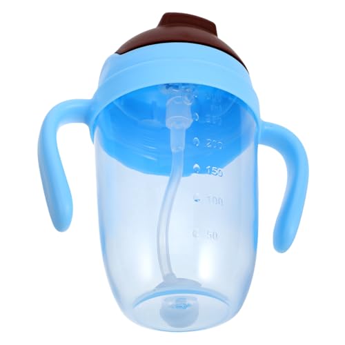 Baluue Altenpflegebecher senioren trinkbecher geduldige Schnabeltasse Mehrzweck-Strohbecher Schnabeltasse Flasche für alte Menschen bettlägeriger Trinkbecher pp Sky-blue von Baluue