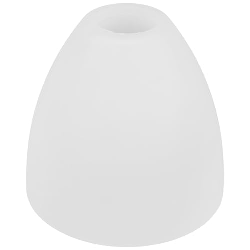 Baluue Glas Lampenschirm FüR E27 Ersatzglas Kronleuchter Deckenlampe, Weiß Mattiert FüR Home or Hotel Dekoration, 14.5 * 13.5cm von Baluue
