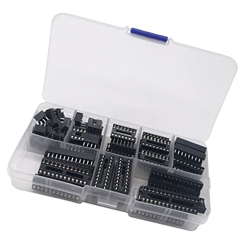 Baluue Ic Sockel Set für Integrierte Schaltungen Dip Pin Langlebiges Material DIY Microcontroller Sockel für Reparaturen und Projekte von Baluue