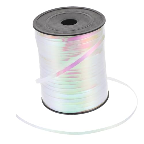 Baluue Regenbogen Geschenkband aus Strapazierfähigem PP Breit Vielseitiges Dekoband für Geschenkverpackung Ballonbindung Blumenarrangements und Bastelarbeiten Leicht und Einfach von Baluue