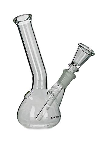 Glasbong von BamBamBhole® - Höhe 16cm - 14,5er Schliff inkl. Siebe - TOP! von Bam Bam Bhole