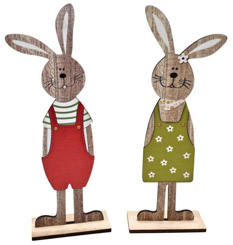 Bambelaa! Osterhase Bambelaa! 2er Set Osterhase Deko Aufsteller Holzdeko Frühling Natur von Bambelaa!
