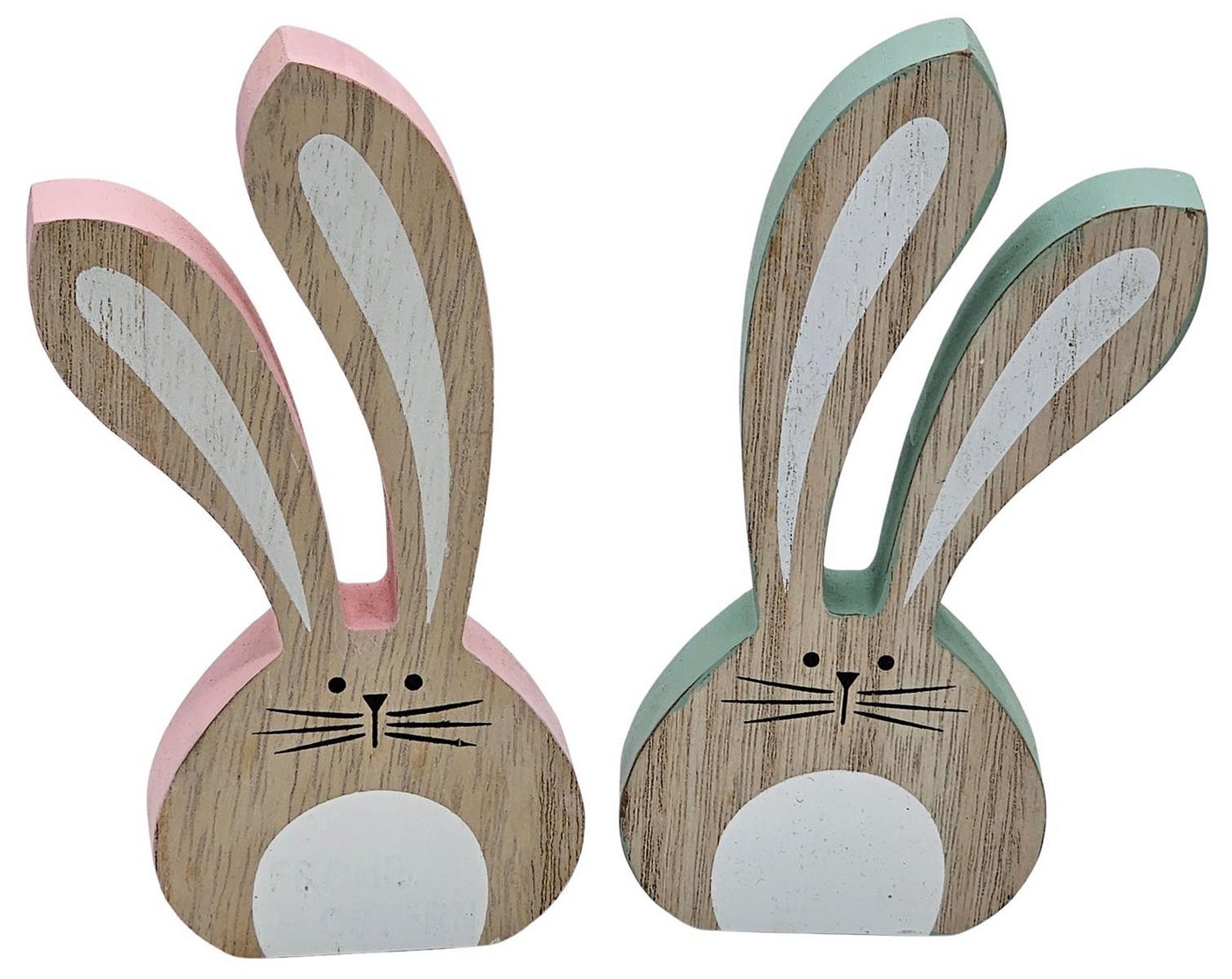 Bambelaa! Osterhase Bambelaa! Osterhase Deko Holz 2er Set oder 4er Set Frühling Ostern (4 St) von Bambelaa!