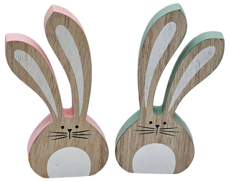 Bambelaa! Osterhase Bambelaa! Osterhase Deko Holz 2er Set oder 4er Set Frühling Ostern (4 St) von Bambelaa!