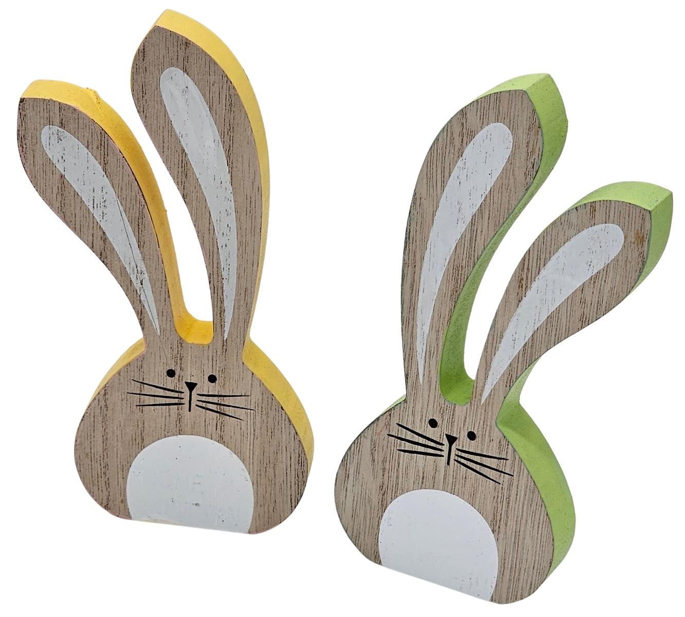 Bambelaa! Osterhase Bambelaa! Osterhase Deko Holz 2er Set oder 4er Set Frühling Ostern (4 St) von Bambelaa!