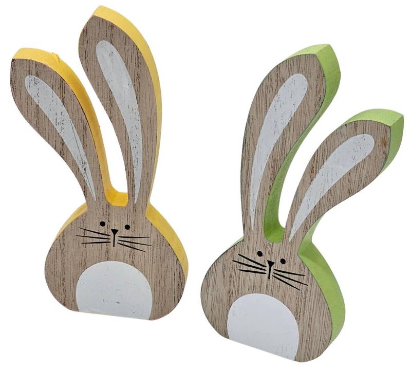 Bambelaa! Osterhase Bambelaa! Osterhase Deko Holz 2er Set oder 4er Set Frühling Ostern (4 St) von Bambelaa!