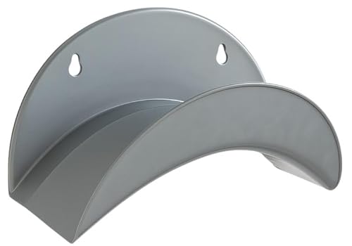 Bambelaa! Schlauchhalter Wand Gartenschlauchhalterung Gartenschlauch Halterung Wandhalterung Schlauchaufbewahrung Schlauchaufhängung aus Metall Robust Ordnungssystem für Garten ca. 27,7 x 12 x 13 cm von Bambelaa!