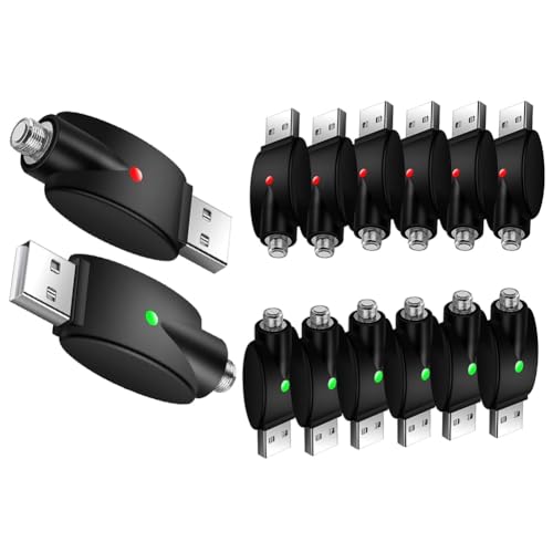 Bamberg 14 Smart USB-Ladekabel mit LED-Anzeige, Akkuladegerät mit 510-Gewinde, Intelligenter USB-Adapter mit Überladeschutz von Bamberg