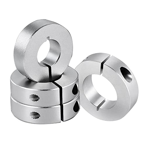 Bamberg 4er-Pack Split Shaft Collar Bohrung 20 mm Aluminium One Piece Shaft Collar Clamp Style 12 mm Thickness von Bamberg