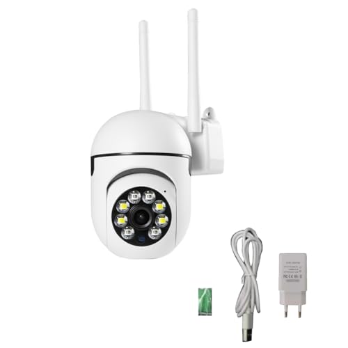 Bamberg 5G WiFi 360° Überwachungskameras, Verfolgung, Vollfarb-Nachtsicht, Sicherheitsschutz, Bewegung, Außenkamera, EU-Stecker von Bamberg