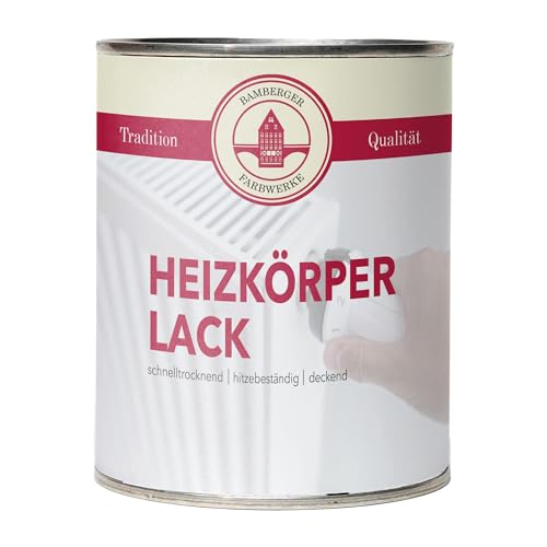Bamberger Farbwerke Heizkörperlack matt Heizungsfarbe Hitzebeständig Heizungslack Metalllack (Hellblau matt, 750ml) von Bamberger Farbwerke