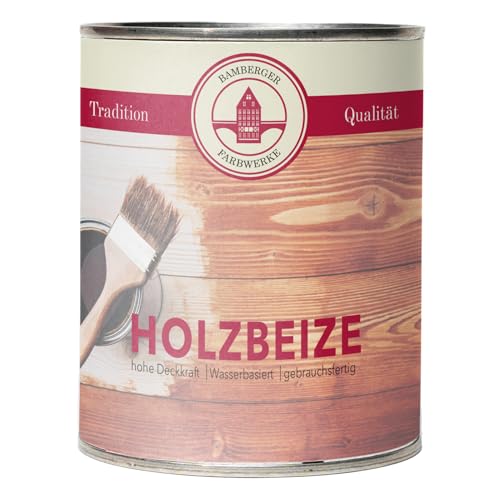 Bamberger Farbwerke Holzbeize Tischlerbeize Wasserbeize Holzfarbe (Nussbaum Dunkel, 2,5L) von Bamberger Farbwerke