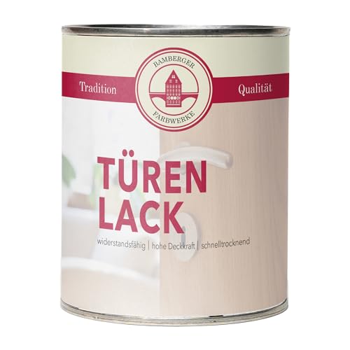 Bamberger Farbwerke Türenlack Holzlack Holzfarbe Türrahmen (Innen- und Außen) (Anthrazit Grau, 750 ml) von Bamberger Farbwerke
