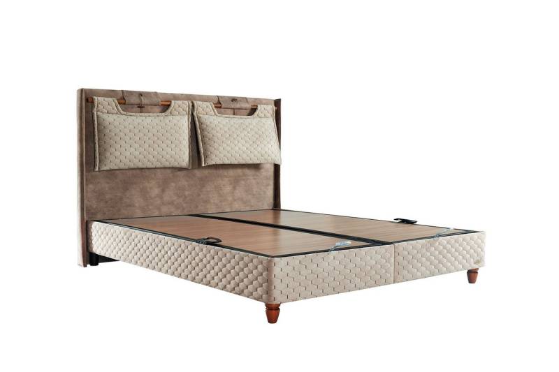 Bambi Boxspringbett Magnasand Stauraumbett inkl. Matratze und Kopfteile (Set, 2 Bettkästen, 1 Kopfteil, 1 Matratze), inkl. Lieferung und Montage von Bambi