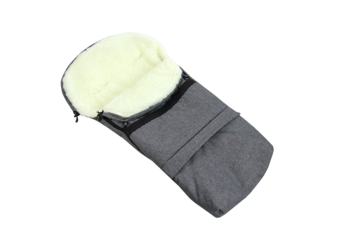 BambiniWelt by Rafael K. Fußsack Winterfußsack Wintersack Kinderwagen Buggy universal Lammwolle 3in1, geeignet für 3 und 5-Punkt-Gurtsysteme BambiniWelt by Rafael K. Fußsack Winterfußsack Wintersack Kinderwagen Buggy universal Lammwolle 3in1, geeignet für 3 und 5-Punkt-Gurtsysteme von BambiniWelt by Rafael K.
