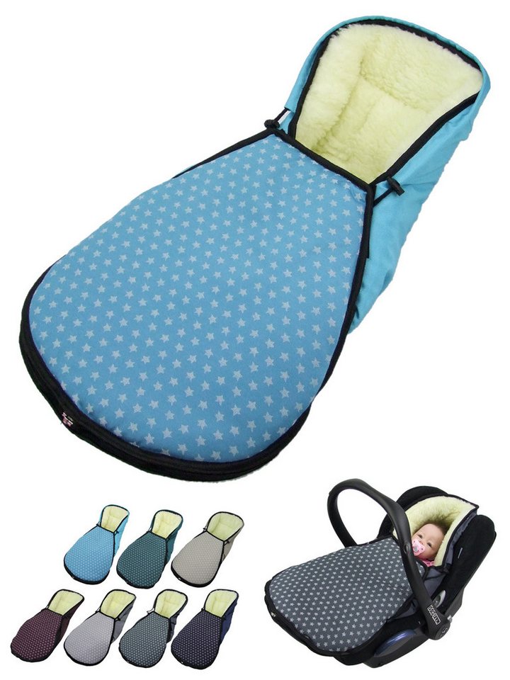 BambiniWelt by Rafael K. Fußsack Winterfußsack für Babyschale kompatibel mit Maxi-Cosi mit Wolle von BambiniWelt by Rafael K.