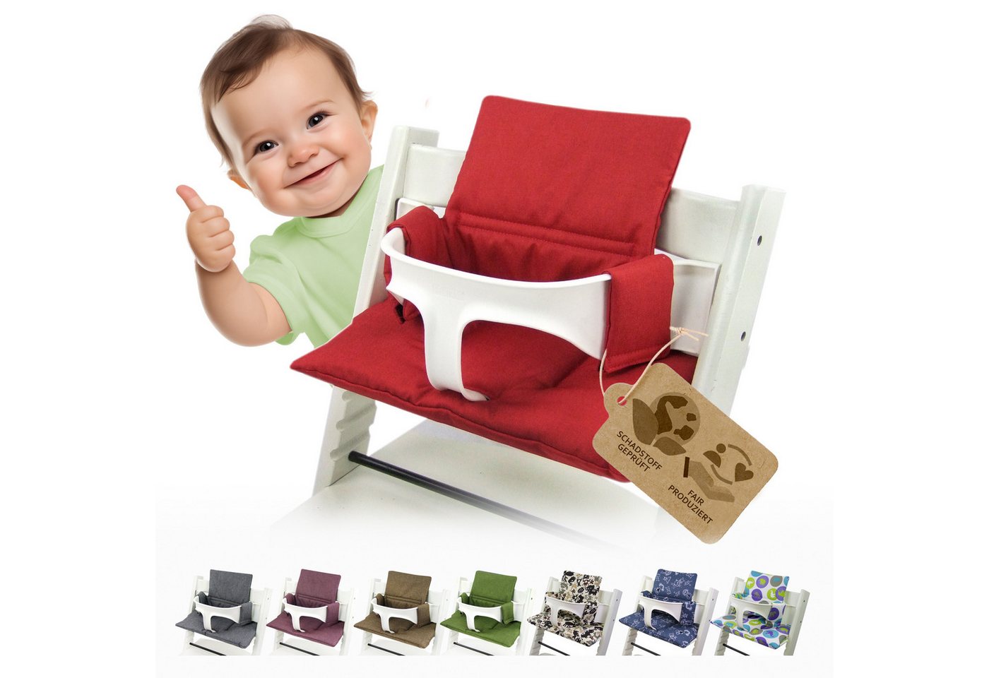 BambiniWelt by Rafael K. Hochstuhlauflage Ersatzbezug Bezug Sitzkissen kompatibel mit Stokke Tripp Trapp Mod. 2 BambiniWelt by Rafael K. Hochstuhlauflage Ersatzbezug Bezug Sitzkissen kompatibel mit Stokke Tripp Trapp Mod. 2 von BambiniWelt by Rafael K.
