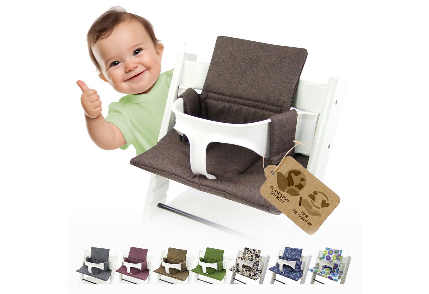 BambiniWelt by Rafael K. Hochstuhlauflage Ersatzbezug Bezug Sitzkissen kompatibel mit Stokke Tripp Trapp Mod. 2 BambiniWelt by Rafael K. Hochstuhlauflage Ersatzbezug Bezug Sitzkissen kompatibel mit Stokke Tripp Trapp Mod. 2 von BambiniWelt by Rafael K.