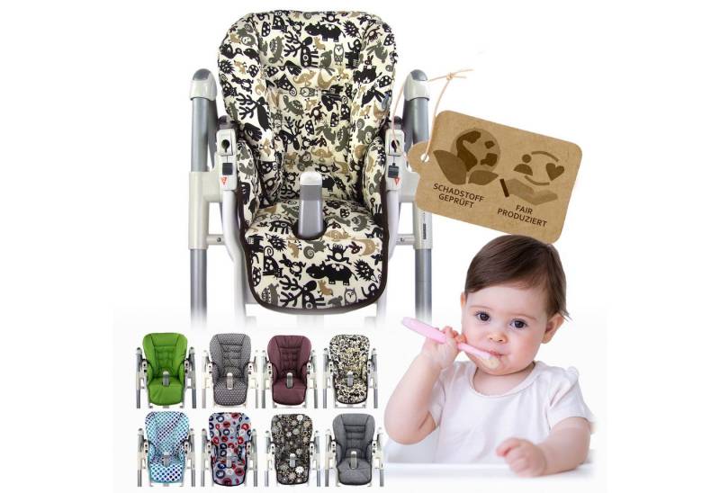 BambiniWelt by Rafael K. Hochstuhlauflage Ersatzbezug Sitzkissen kompatibel mit PEG PEREGO Prima Pappa Diner, für Kinderhochstuhl BambiniWelt by Rafael K. Hochstuhlauflage Ersatzbezug Sitzkissen kompatibel mit PEG PEREGO Prima Pappa Diner, für Kinderhochstuhl von BambiniWelt by Rafael K.