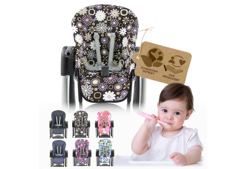 BambiniWelt by Rafael K. Hochstuhlauflage Ersatzbezug Sitzkissen kompatibel mit PEG PEREGO Tatamia + New Born von BambiniWelt by Rafael K.
