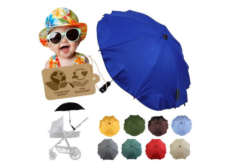 BambiniWelt by Rafael K. Kinderwagen-Sonnenschutzhülle Sonnenschirm Sonnenschutz für Kinderwagen Buggy Jogger universal UV50+, UV 50+ Schutz von BambiniWelt by Rafael K.