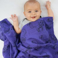 Fuchs Muslin Swaddle Decke Mit 100 % Bio-Baumwolle Gemacht. | Extra Groß 47 "x 47" Fuchs Muslin Swaddle Decke Mit 100 % Bio-Baumwolle Gemacht. | Extra Groß 47 "x 47" von BambinoLand