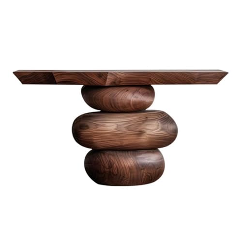 Bamboo Sea Eingangstisch Bauernhaus Holz Konsolentisch 47,24" Sofa, Eingang, Wohnzimmer(Brown) von Bamboo Sea