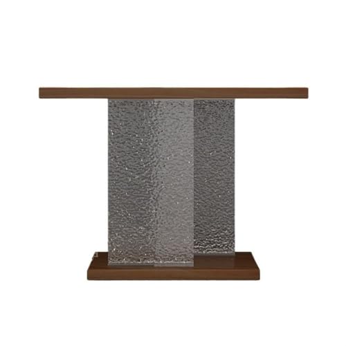Bamboo Sea Eingangstisch Moderner schmaler Konsolentisch aus Holz for den Eingangsbereich, Sofa, TV-Schreibtisch(Brown) von Bamboo Sea