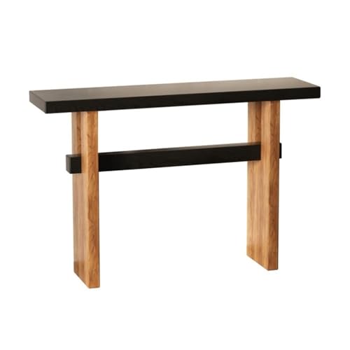 Bamboo Sea Eingangstisch Rustikaler Konsolentisch aus braunem Holz, schmaler Sofatisch for den Eingangsbereich von Bamboo Sea