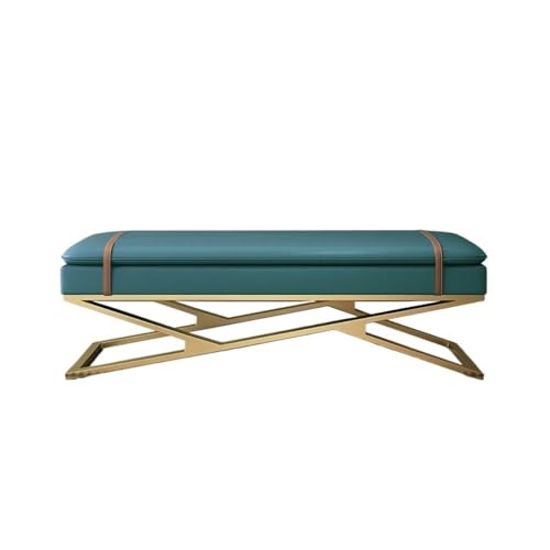 Bamboo Sea Schuhaufbewahrungsbank Home Eingang Schuhhocker Schlafzimmer Nachttischbank(Green,100cm) von Bamboo Sea