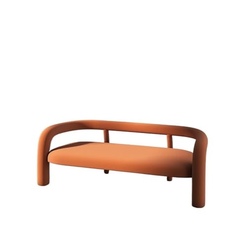 Bamboo Sea Schuhaufbewahrungsbank Schlichter Langer Schuhwechselhocker, Nachttischhocker fürs Schlafzimmer(Orange,100cm) von Bamboo Sea