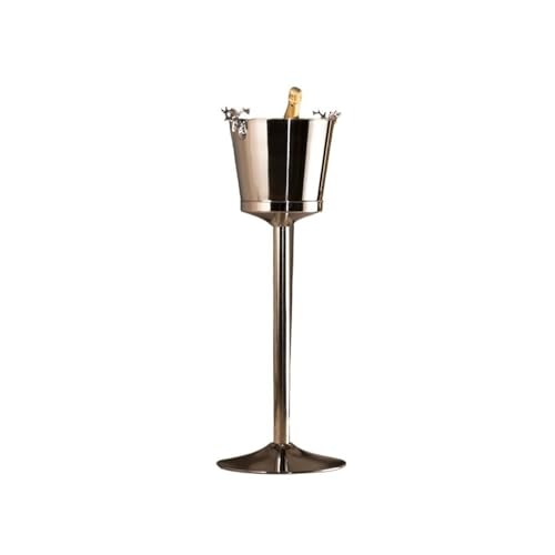 Eiskübel Vertikaler Gewürz-Eiskübel aus Edelstahl, Eisweinspender for Bars und Restaurants im Freien, Regal inklusive(Silver) von Bamboo Sea