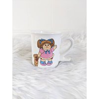 Cabbage Patch Kinder Tasse 1980Er Jahre 1984 Oaa Inc. 85' Edition Japan Sammler Kaffeetasse Teeparty Kleine Trinkglas von BambooBimboVintage