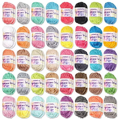 BambooMN Amigurumi Select 100% Acryl Bastelgarn Bonbons – Häkeln und Strickprojekte – 2 helle Packungen/2 dunkle Packungen – 80 x 10 g Bonbons insgesamt 2000 Yards. BambooMN Amigurumi Select 100% Acryl Bastelgarn Bonbons – Häkeln und Strickprojekte – 2 helle Packungen/2 dunkle Packungen – 80 x 10 g Bonbons insgesamt 2000 Yards. von BambooMN