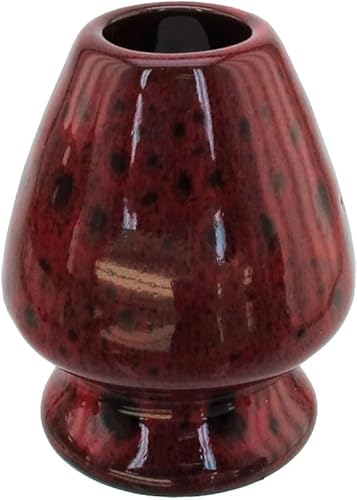 BambooMN Brand - Matcha Whisk Rest - Red w/Black by BambooMN von BambooMN