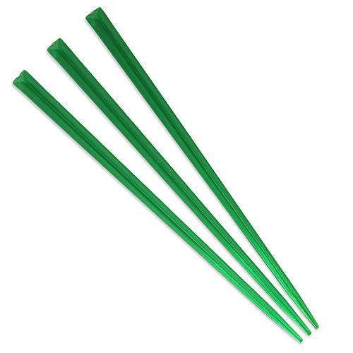 BambooMN Marke – Dreieckiges Prisma Kunststoff Plektrum 12 cm – 1000 Stück – Dunkelgrün von BambooMN