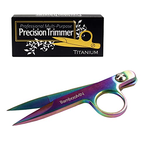 Professioneller Mehrzweck-Präzisionstrimmer, Titan, Regenbogenfarben, 1 Paar von BambooMN