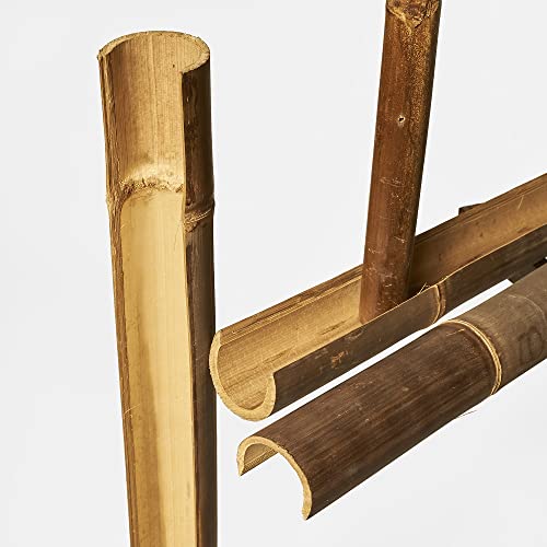 Bambus | 3/4-Rohr | Zaunabdeckung (Beige, 90) von Bamboona