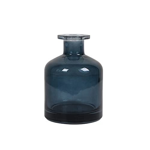 Bamboopack 1 x Blaue 150 ml leere Glas-Diffusorflaschen, Gläser, Behälter, Aromatherapie, Aufbewahrungsflasche, Vase, Duftzubehör für die Platzierung von ätherischen Ölen, Dekorationsräumen von Bamboopack