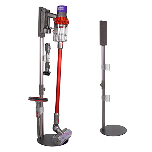 Bamboost Runder Standfuß und Zubehörhalter - Dockingstation Aufsatz Organizer - kompatibel mit Dyson Staubsauger V15 V11 V10 V8 V7 V6 von Bamboost