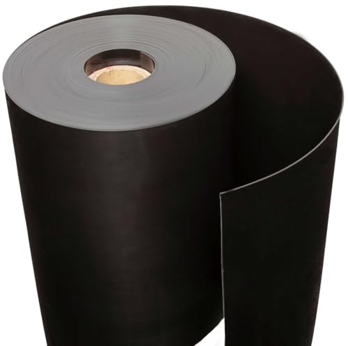 Bambusbörse Wurzelsperre 40 cm hoch - Rhizomsperre [in vielen Längen lieferbar] 1mm Stärke 6m Länge - individuell formbar - aus hochwertigem HDPE | Rhizomsperre Bambus | Wurzelsperre Bambus von Bambusbörse