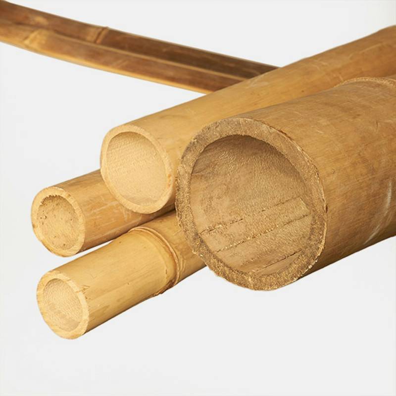 BambusBASIS Bambusrohre Dunkel (Wulung), 1000 mm, 8-10 cm von BambusBASIS