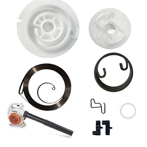 Bamkyait Rückstoßstarter-Reparatur-Set für Thil BG56C BG86C SH86C SH56C Hand-Laubbläser Repleaces 4237-190-0600 Rückspulfeder Startfeder Federträger Klauenklammer Bamkyait Rückstoßstarter-Reparatur-Set für Thil BG56C BG86C SH86C SH56C Hand-Laubbläser Repleaces 4237-190-0600 Rückspulfeder Startfeder Federträger Klauenklammer von Bamkyait